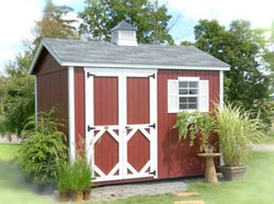 Little Cottage Classic Garden Workshop Shed Kit ("Panelized Kit (wood) no floor")