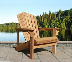 Northbeam Riverside Adirondack Chair in Western Red Cedar