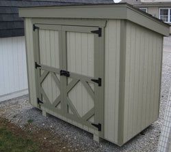 Little Cottage Garbage Can Shed Panelized Kit