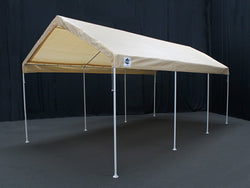 King Canopy A-Frame Universal Canopy - 10' x 20' x 9'9" - 8 Legs - Fitted Cover w/ Drawstring - Tan