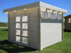 Solid Build Moderna 10 x 10 Wood Storage Shed Kit