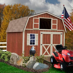 Best Barns Millcreek 12' Barn-Style Wood Storage Shed Kit