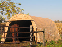 Rhino 12x24x8 Round Storage Building Shelter