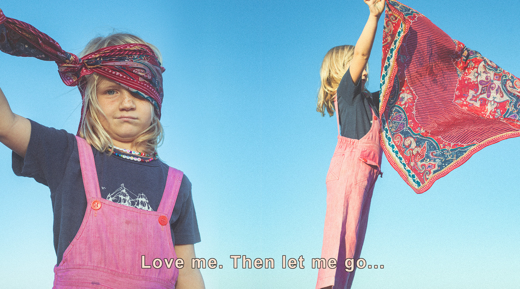 love me then let me go, Joey rainbow kids vintage clothing