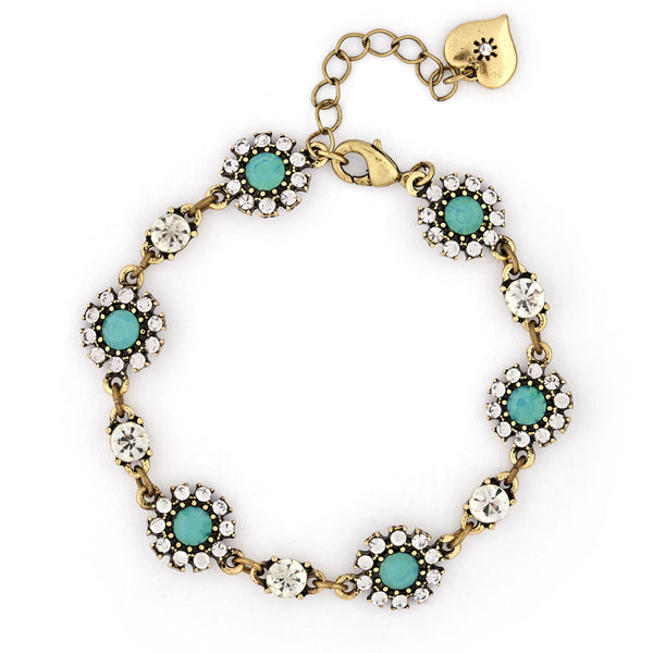 Grace Flower Crystal Bracelet