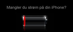 Mangler du strøm på din iPhone