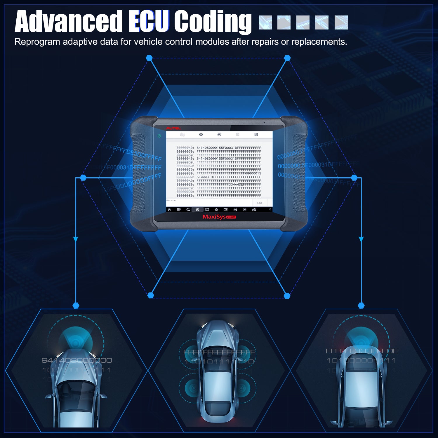 autel ms906bt with ecu coding