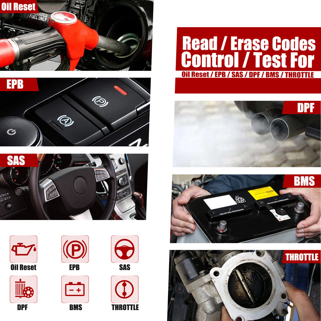 Autel md806 OBD2 Scanner special services