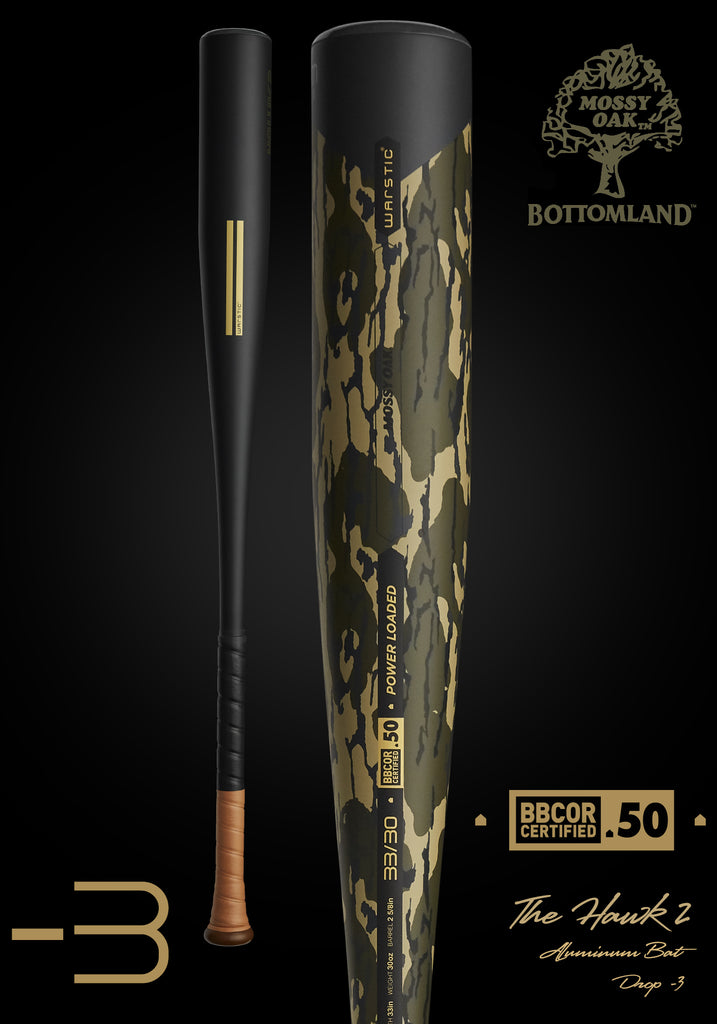 HAWK2 Ltd. Edition Mossy Oak BBCOR Metal Baseball Bat