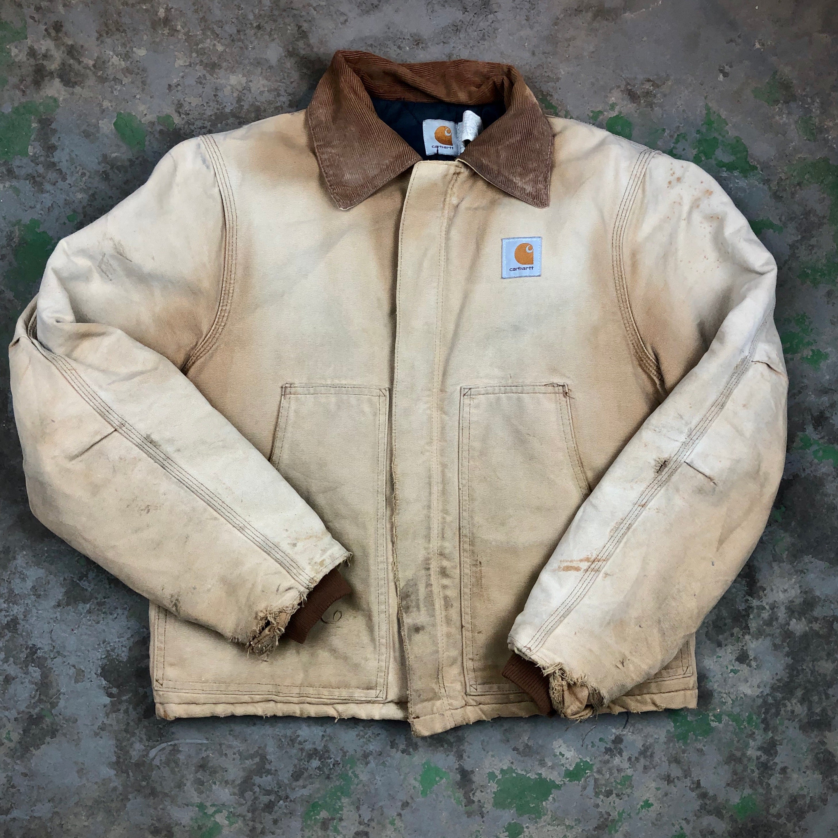 carhartt jacket fading