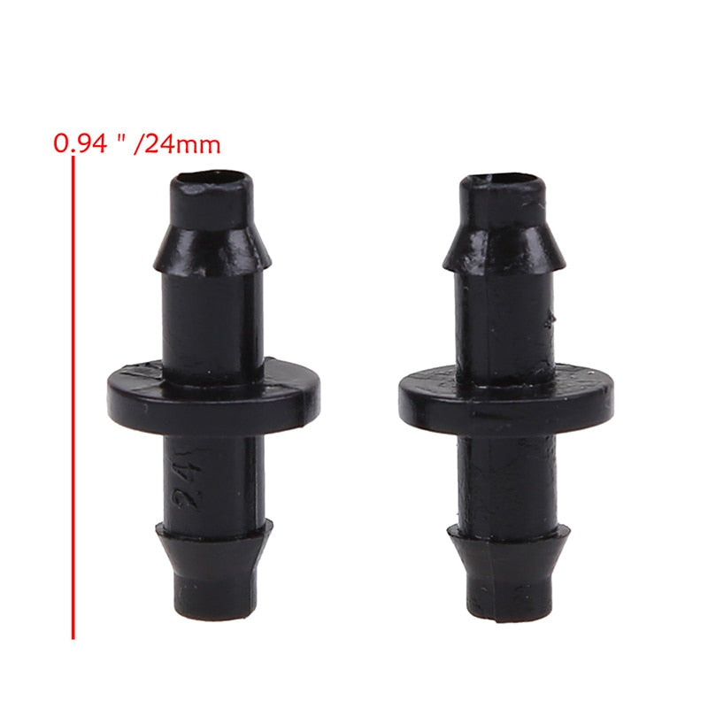 4/7mm Tube Barb Straight Connector Garden hose watering drip Irrigation Fittings 