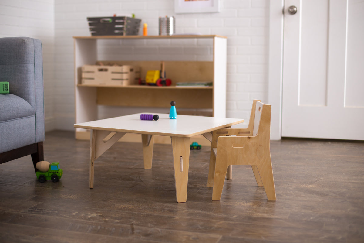 sprout montessori table and chairs