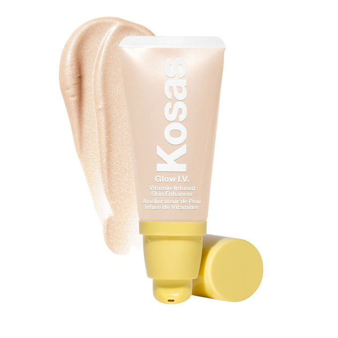 Kosas-Glow I.V. Vitamin-Infused Skin Enhancer-Revive - Sheer Very Light Champagne-