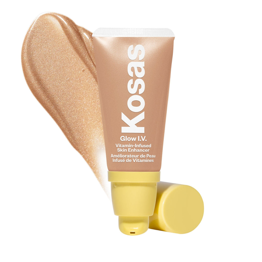 Kosas-Glow I.V. Vitamin-Infused Skin Enhancer-Radiate - Sheer Medium Golden-