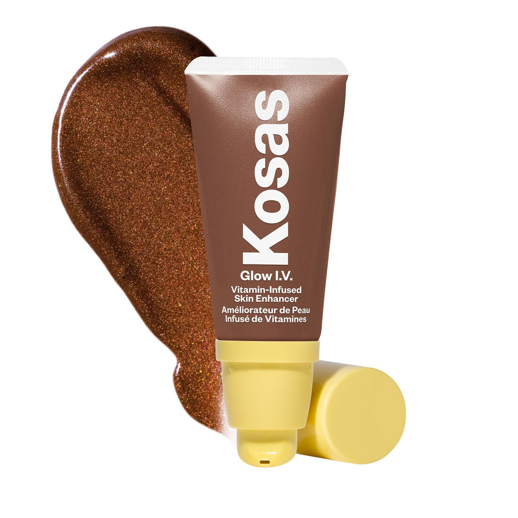 Kosas-Glow I.V. Vitamin-Infused Skin Enhancer-Energize - Sheer Deep Copper Bronze-