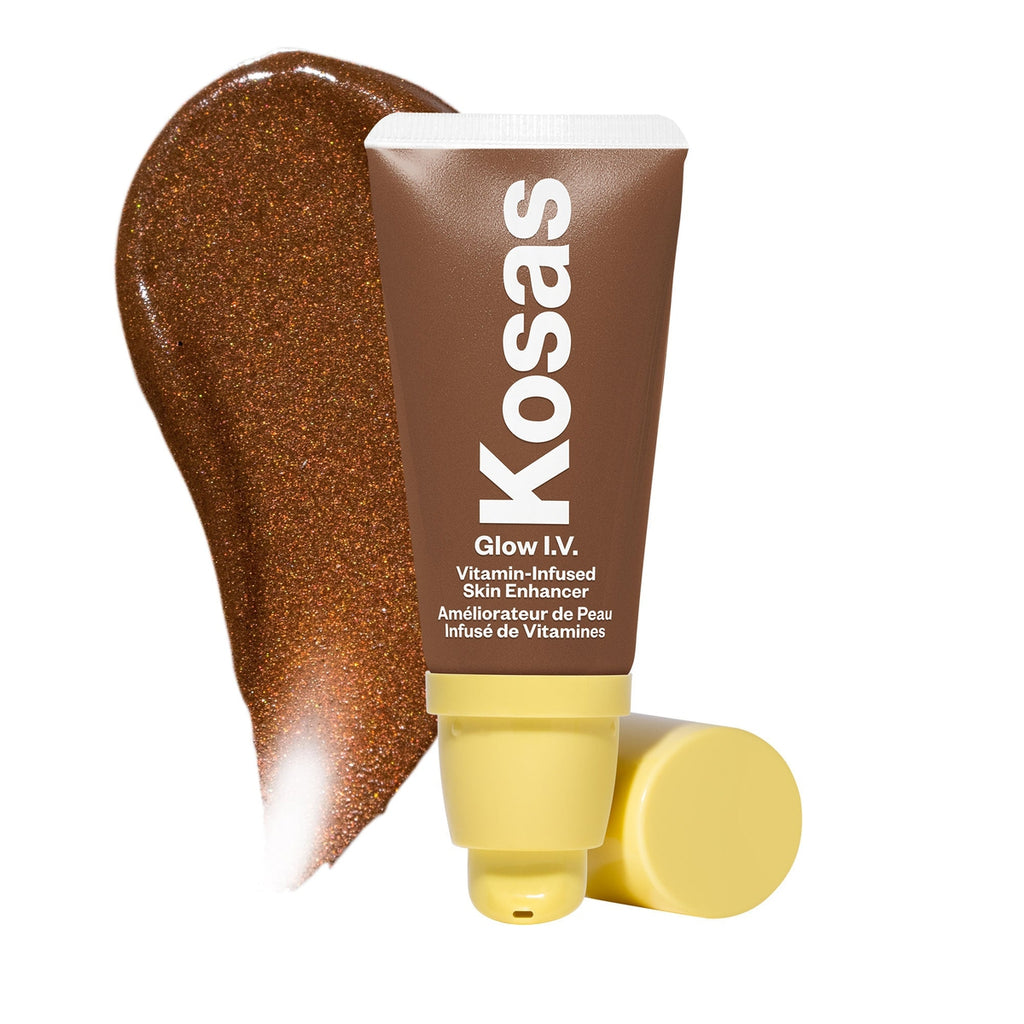 Kosas-Glow I.V. Vitamin-Infused Skin Enhancer-Revitalize - Sheer Deep Bronze-