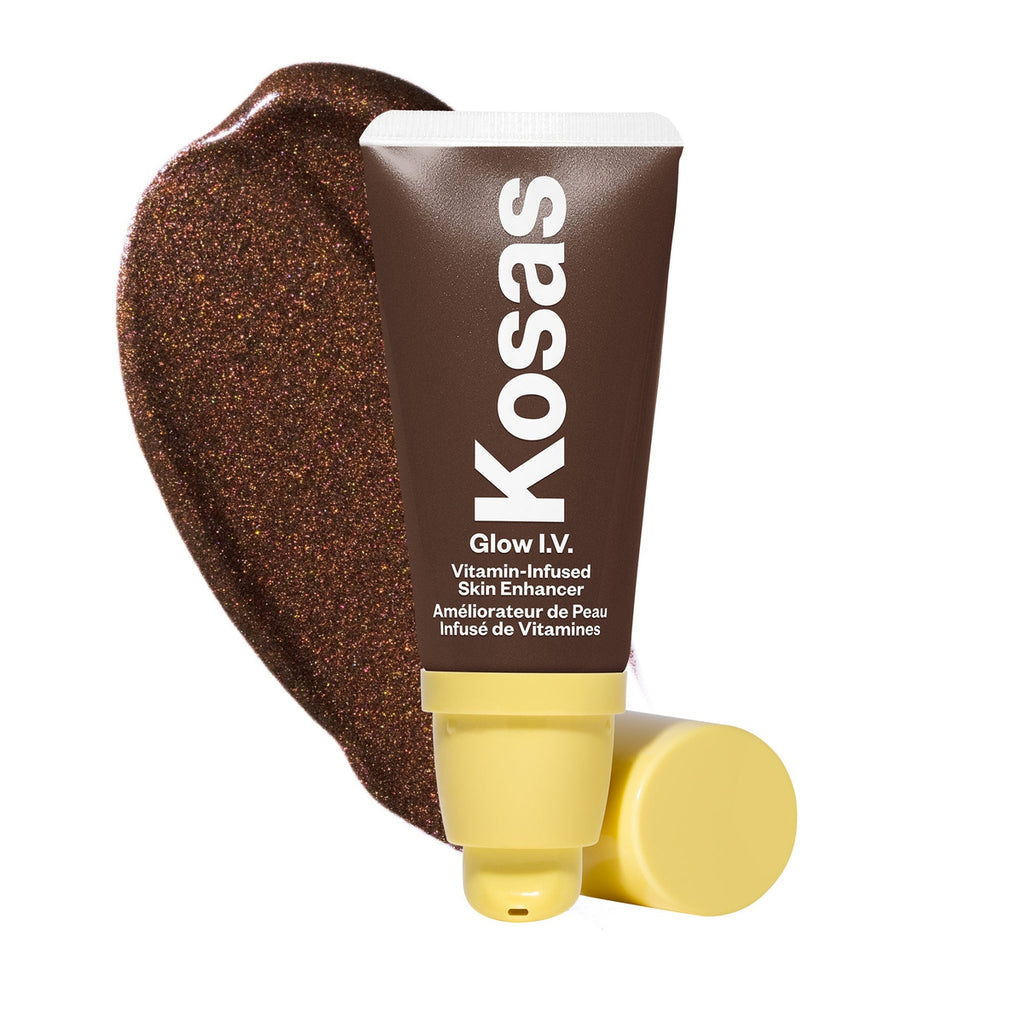 Kosas-Glow I.V. Vitamin-Infused Skin Enhancer-Reflect - Sheer Rich Deep Bronze-