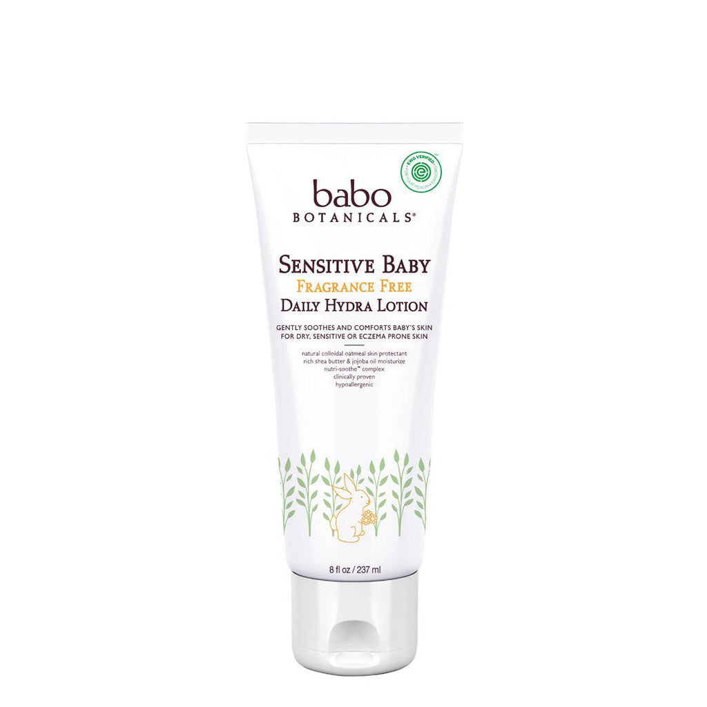 Babo Botanicals-Sensitive Baby Fragrance Free Daily Hydra Lotion-