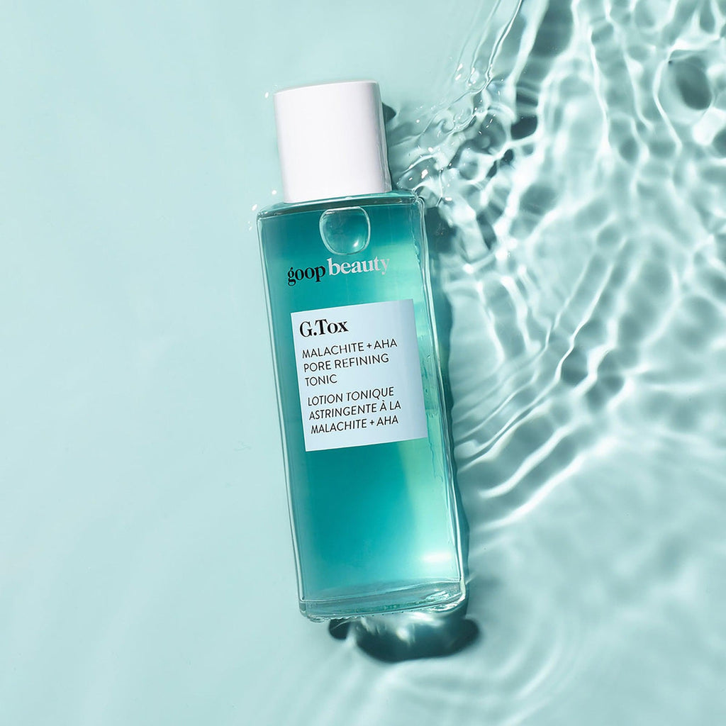 Goop-G.Tox Malachite + AHA Pore Refining Tonic-