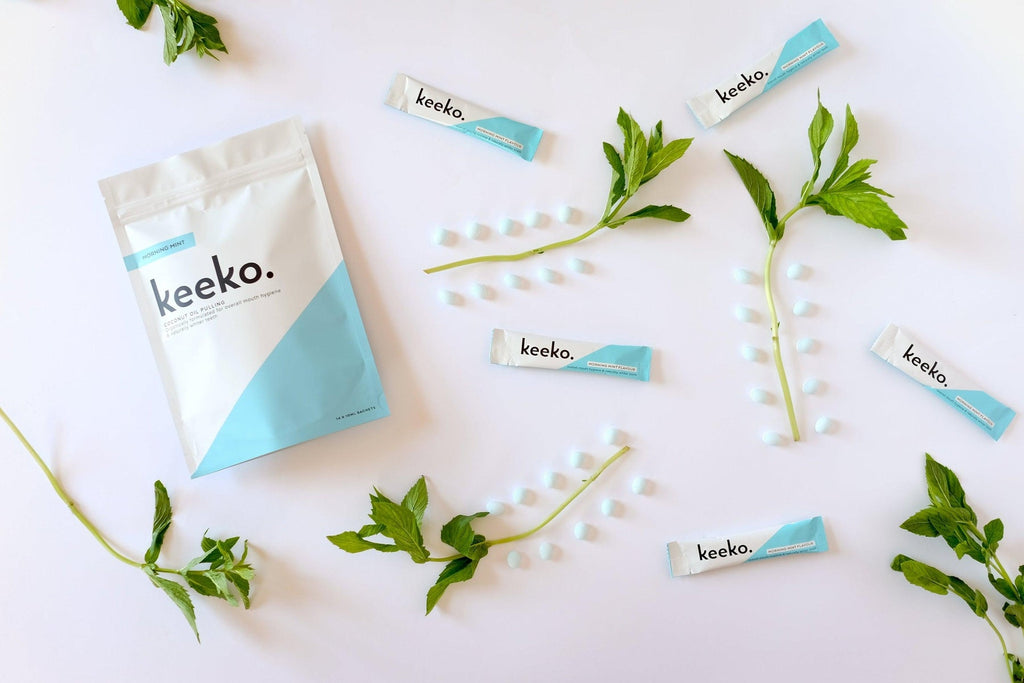 Keeko-Morning Mint Oil Pulling Sachets-