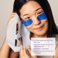 Reusable Silicone Sheet Mask Set For Eyes and Face