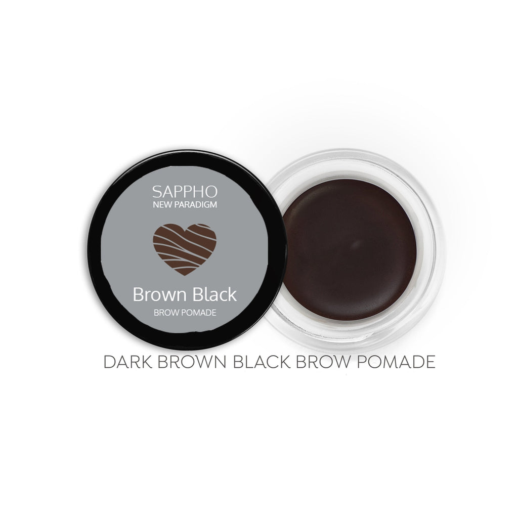 Sappho New Paradigm-Brow Pomade-Dark Brown/Black-