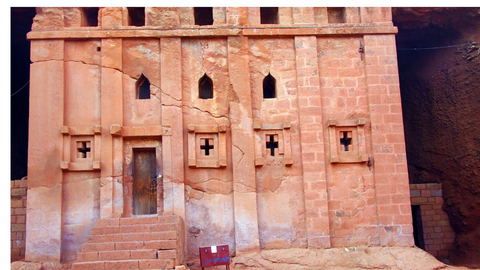 Lalibela church in Ethiopia