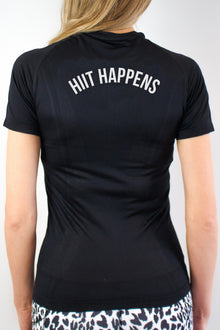  HIIT HAPPENS running t-shirt by chiamalarancia