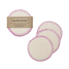 Earths Tribe Reusable Hemp Makeup Rounds