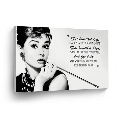Audrey Hepburn Beauty Dressing Table Quote
