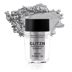 Nanacoco Professional Glitzn Face and Body Pigment in Platinum used on Rita Ora at the 2019 Met Gala 