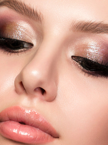 Nanacoco Professional Shimmertallics Lip Gloss used as an Eyeshadow, the Zoe Report says 