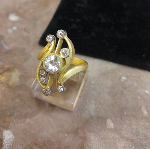 gold and diamond ring commission 4/4