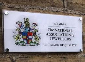 National Association of Jewellers wall sign