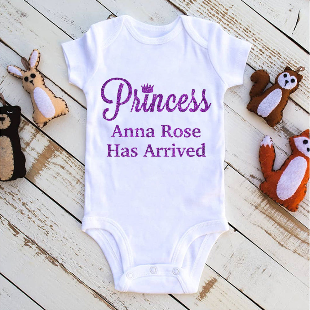 Custom Name Princess Infant Fine Jersey Bodysuit I