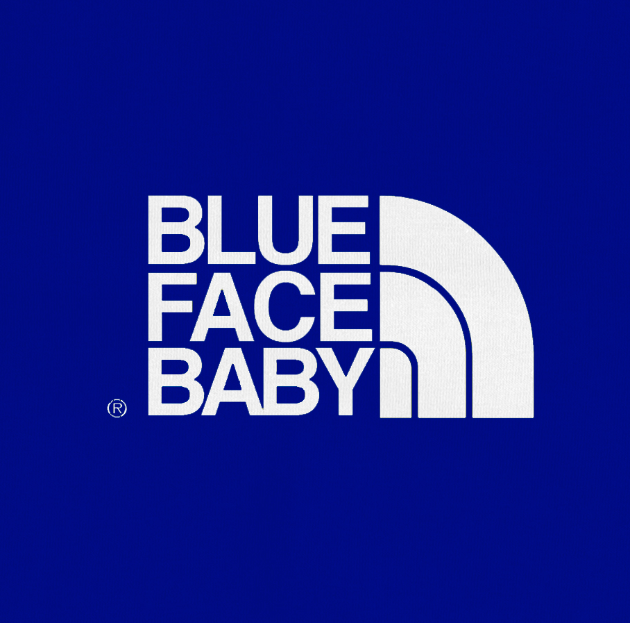 blue face baby sweatshirt