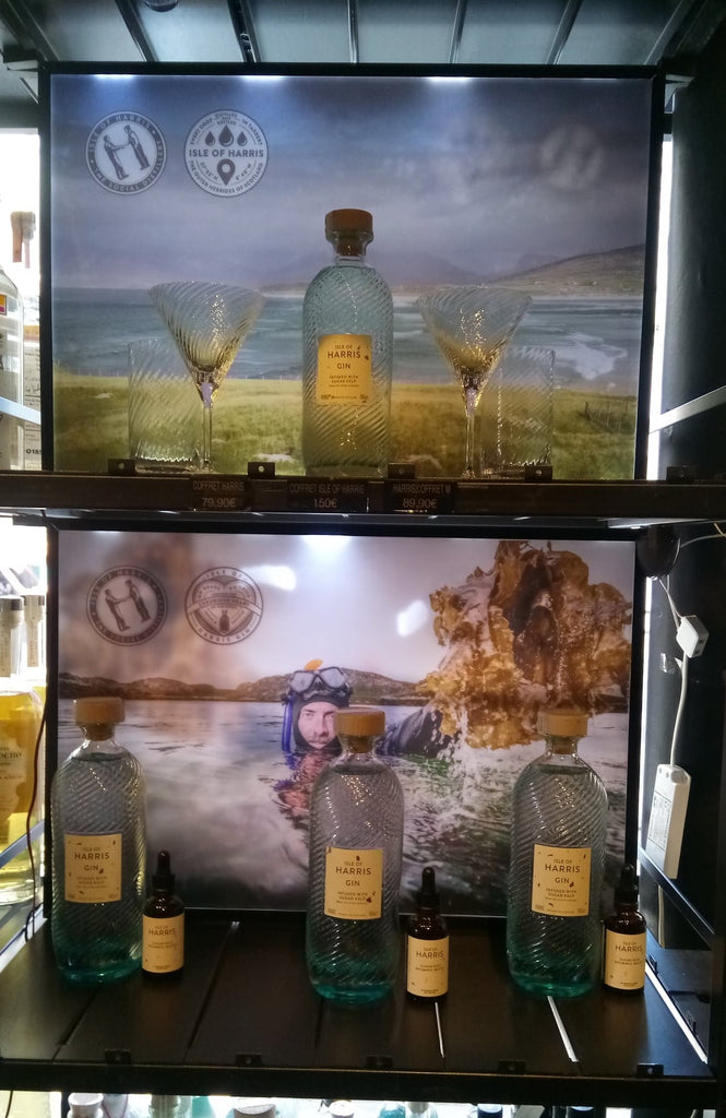 Isle of Harris Gin in LMDW, Paris.