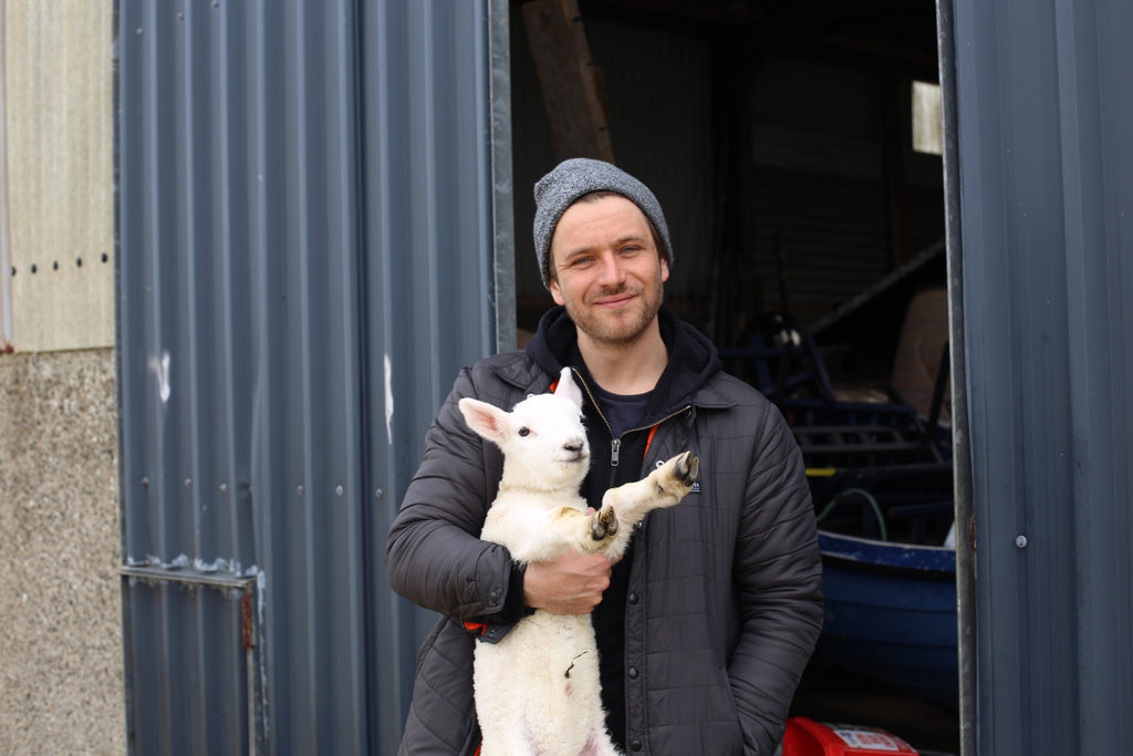 Local musician Colin Macleod and friend.