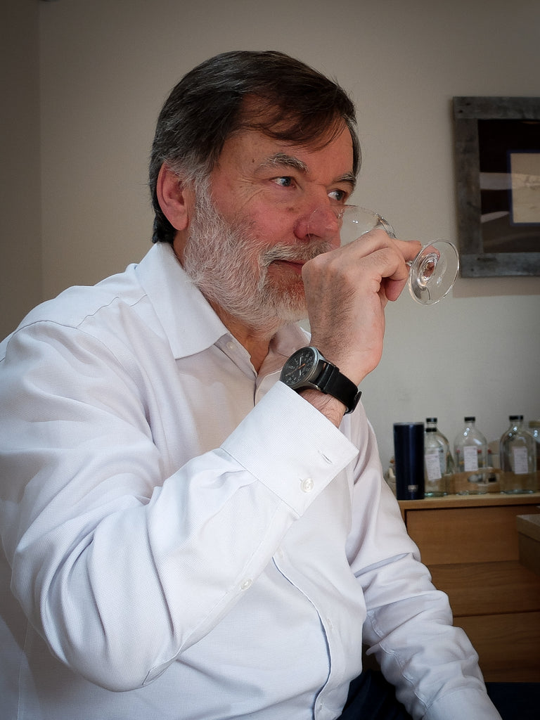 Gordon Steele noses another dram.