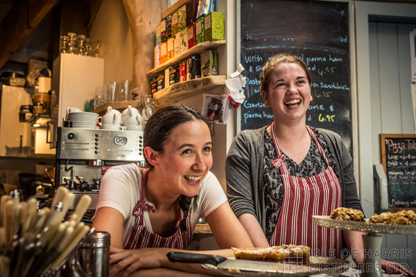 Conversations and cake at the Temple Cafe, Northton.