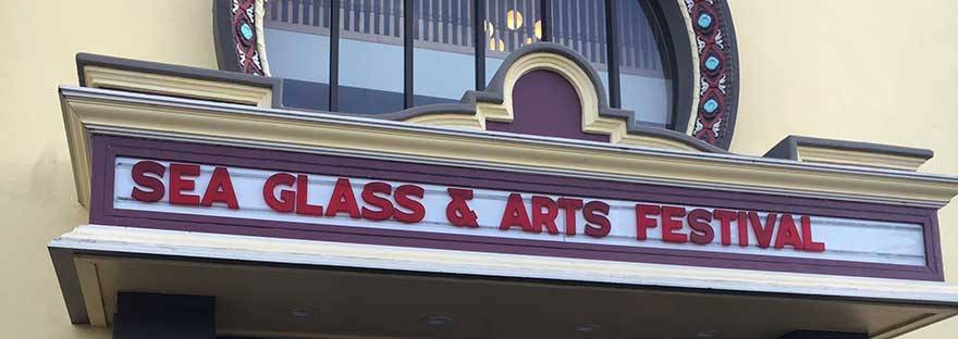 sea glass festival entrance