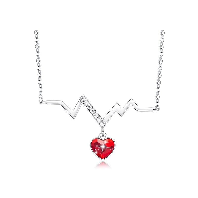 swarovski heartbeat necklace