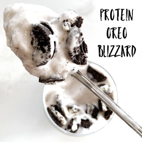 Oreo protein blizzard shake recipe