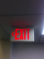 Red LED Exit Sign