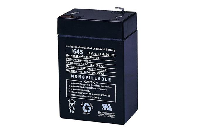 BATTERY 6V 4.5 AH SLA