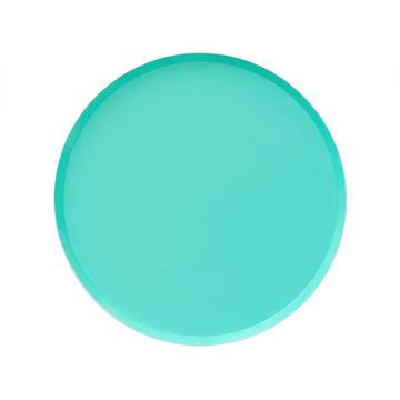 Teal Paper Plates (Large) – Annikka and 