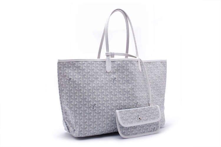 light grey goyard tote