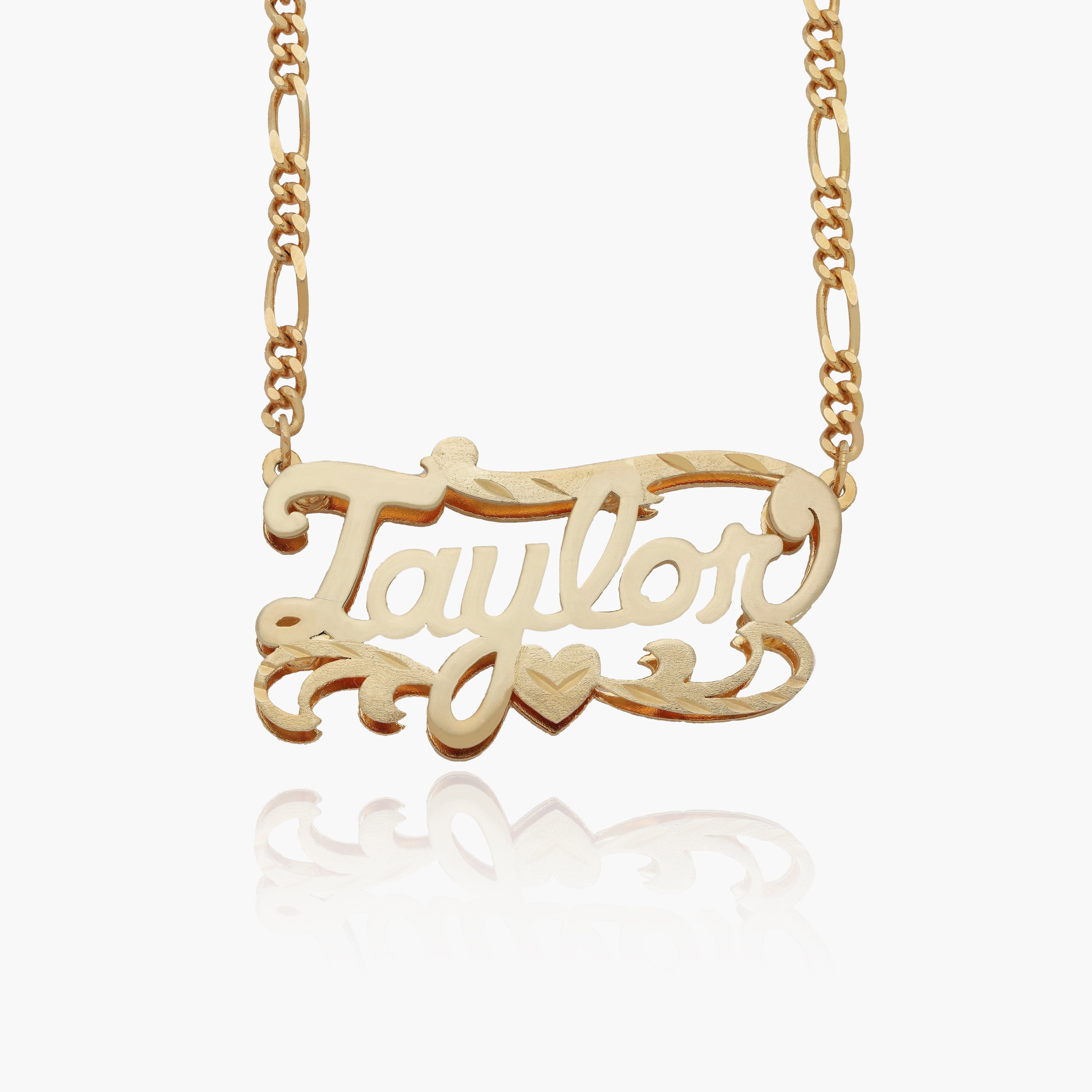 Double Plated Name Necklace – Tres 