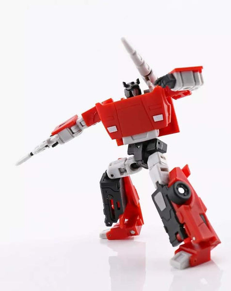 New MS-TOYS MS-B07 Robot Action Figure Red Cannon mini Sideswipe 