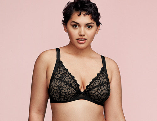 lace bra for sexy full-figure look